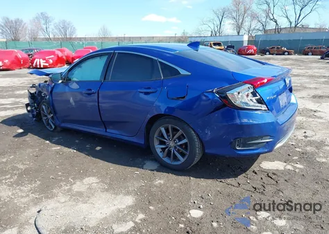 2021 Honda Civic Ex z USA, uszkodzony, nr VIN 19XFC1F32MEO12754